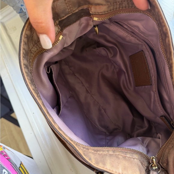 Coach Zoe Leather Hobo shoulder bag - Picture 13 of 15